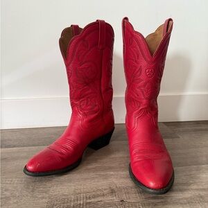 Ariat Red Western Cowboy Boots